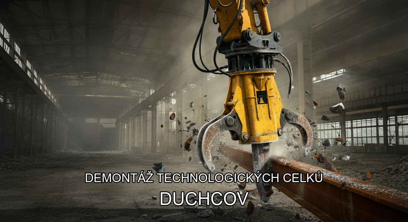 Demontaz technologickych celku Duchcov